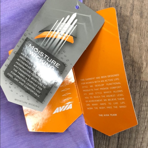 Avia Hooded Long Sleeve Purple Shirt Size Small - Picture 7 of 8